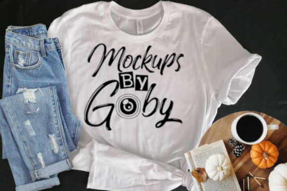 Bella Canvas White Tshirt Mockups and T-Shirts