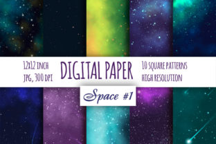 Galaxy Digital Paper, Space Background
