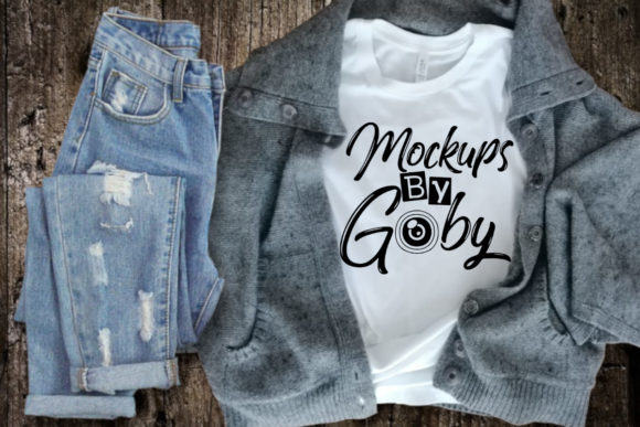 Knitted Blouse, White Shirt Mockups for T-Shirts