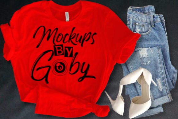 Red T-Shirt Mockups for Real Projects