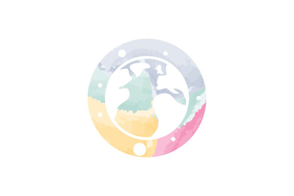 Social Media Icon Travel Watercolor