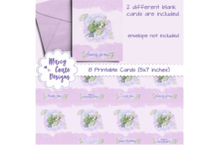 Watercolor Bird Printable Greeting Cards for Crafts